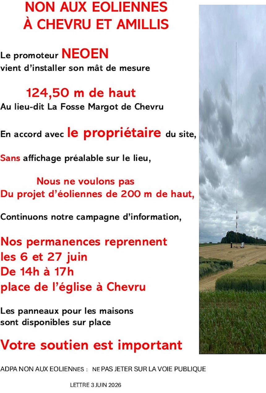 ADPA - Lettre du 3 juin 2026
